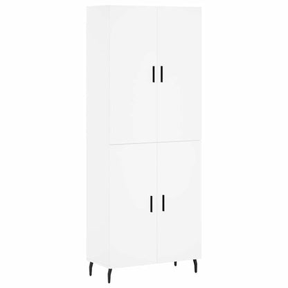 vidaXL Highboard White 69.5x34x180 cm Engineered Wood