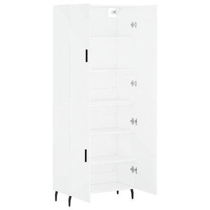 vidaXL Highboard White 69,5x34x180 cm Engineered Wood