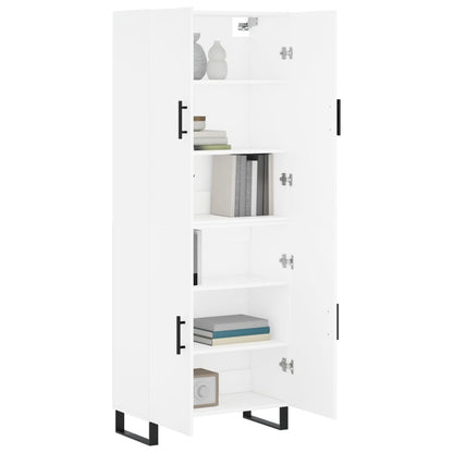 vidaXL Highboard White 69.5x34x180 cm Engineered Wood