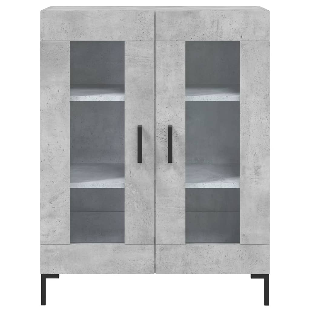vidaXL Highboard Concrete Grey 69,5x34x180 cm Engineered Wood