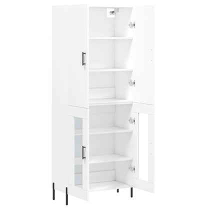 vidaXL Highboard White 69,5x34x180 cm Engineered Wood