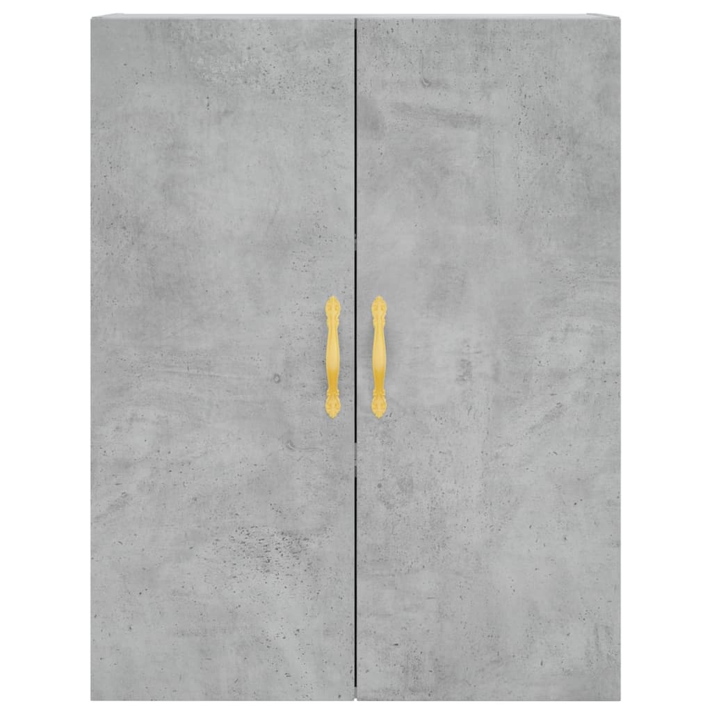 vidaXL Highboard Concrete Grey 69.5x34x180 cm Engineered Wood