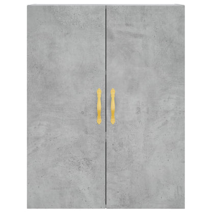 vidaXL Highboard Concrete Grey 69.5x34x180 cm Engineered Wood