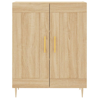 vidaXL Highboard Sonoma Oak 69,5x34x180 cm Engineered Wood