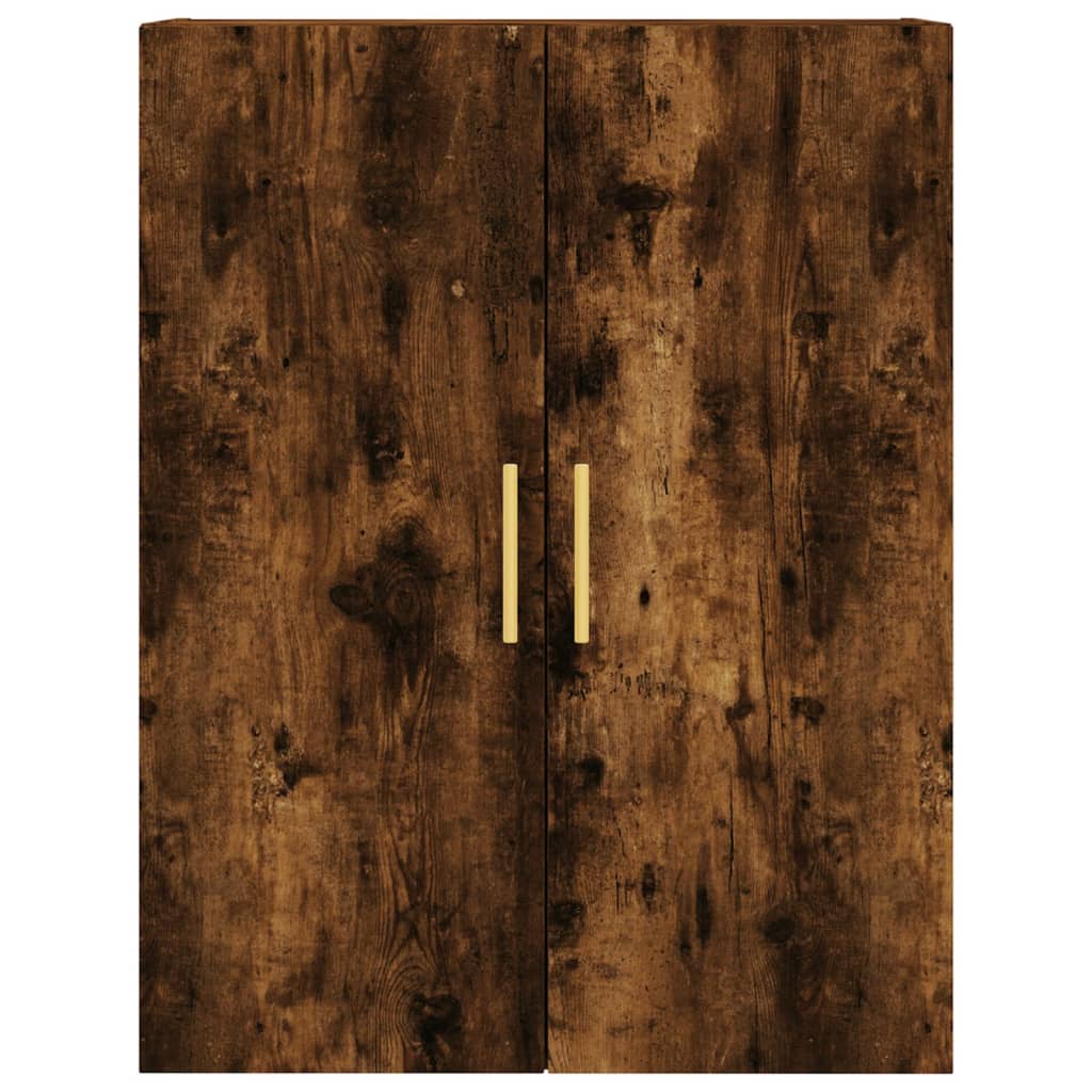vidaXL Highboard Smoked Oak 69,5x34x180 cm Engineered Wood