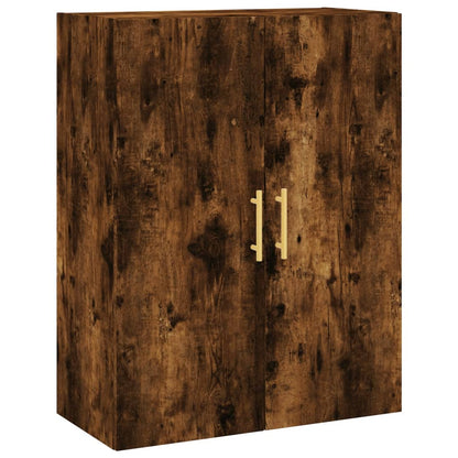 vidaXL Highboard Smoked Oak 69,5x34x180 cm Engineered Wood