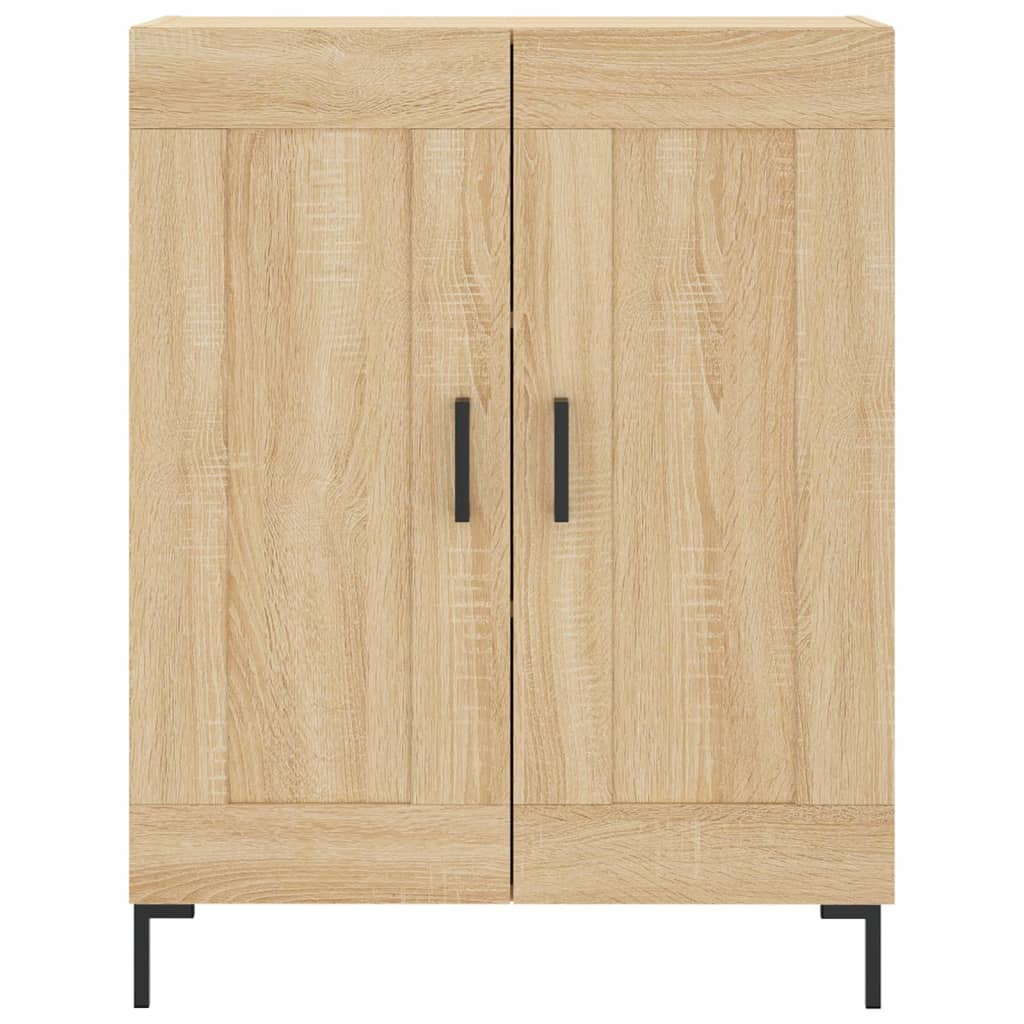 vidaXL Highboard Sonoma Oak 69.5x34x180 cm Engineered Wood