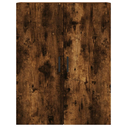 vidaXL Highboard Smoked Oak 69,5x34x180 cm Engineered Wood