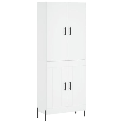 vidaXL Highboard White 69.5x34x180 cm Engineered Wood