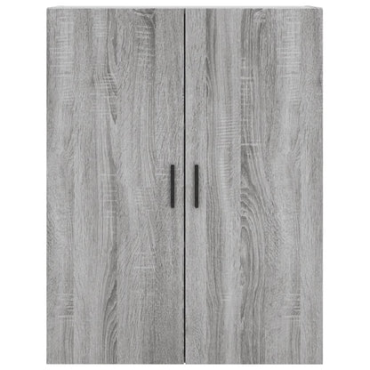 vidaXL Highboard Grey Sonoma 69,5x34x180 cm Engineered Wood