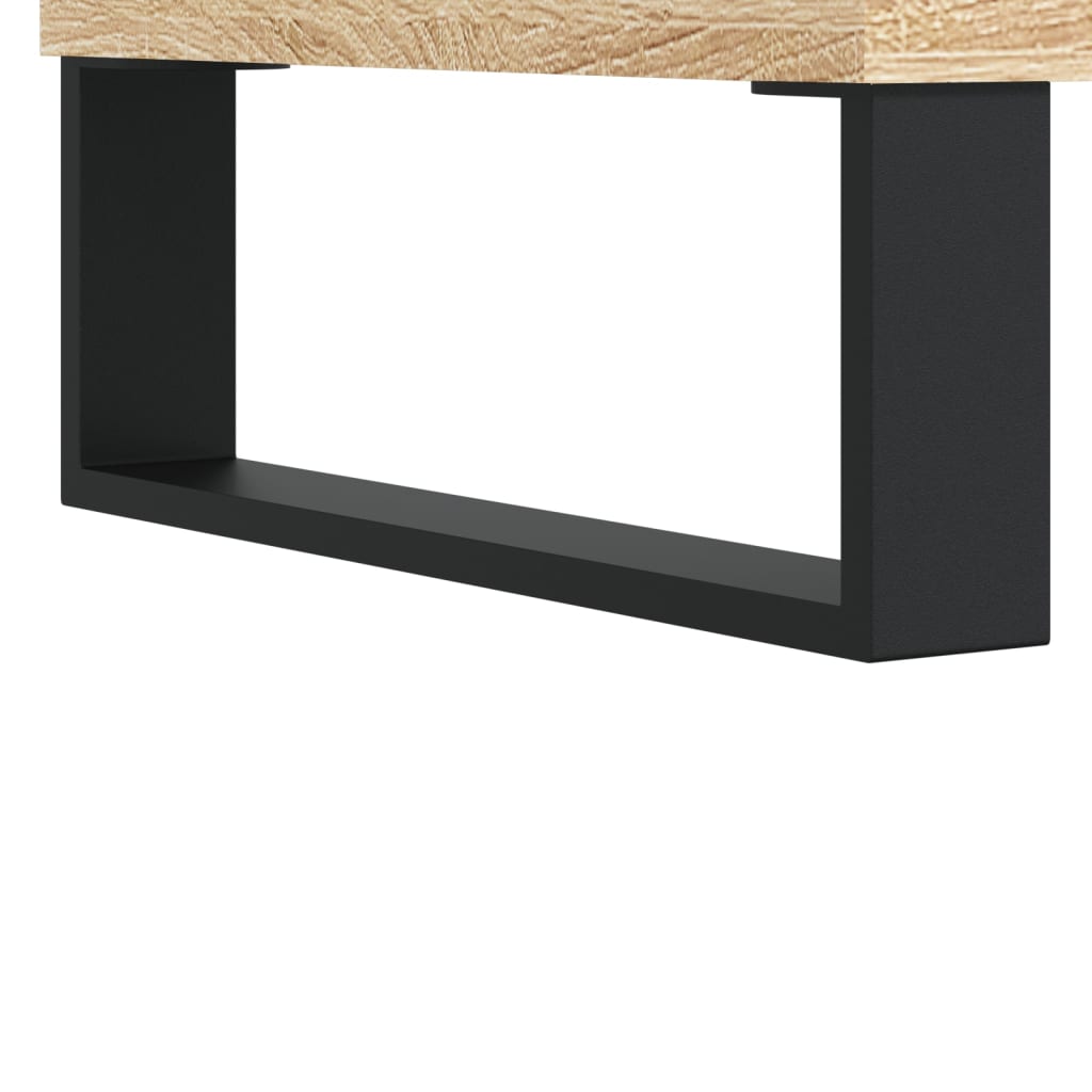 vidaXL Highboard Sonoma Oak 69,5x34x180 cm Engineered Wood