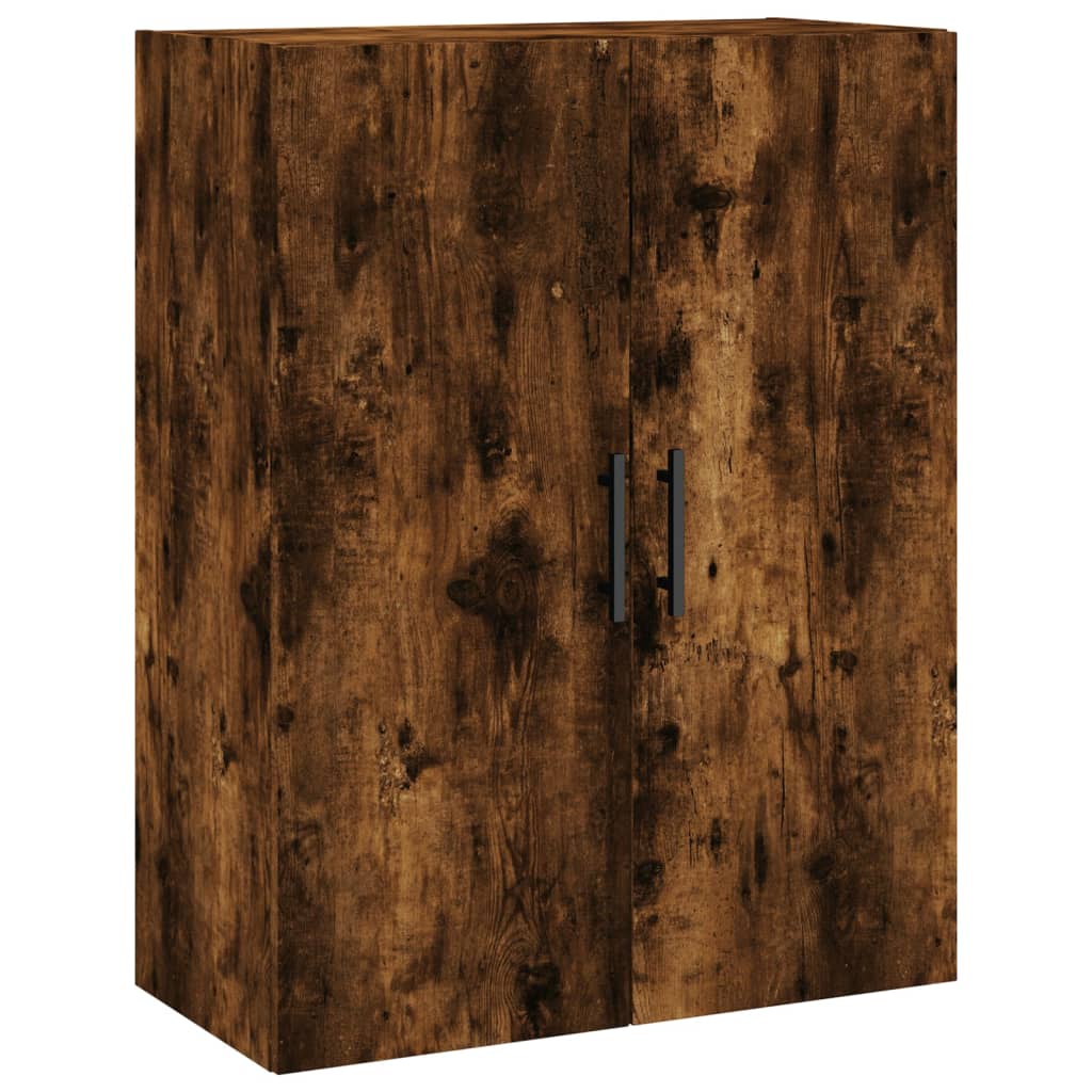 vidaXL Highboard Smoked Oak 69,5x34x180 cm Engineered Wood