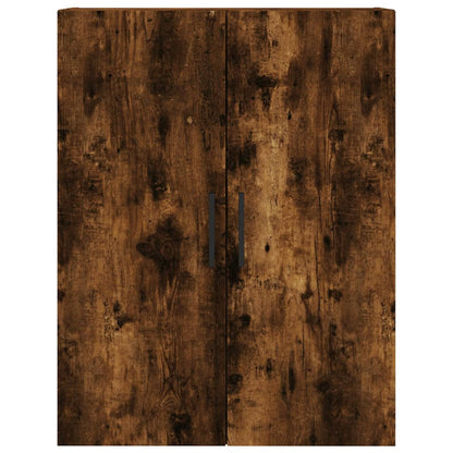 vidaXL Highboard Smoked Oak 69,5x34x180 cm Engineered Wood