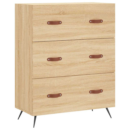 vidaXL Highboard Sonoma Oak 69,5x34x180 cm Engineered Wood
