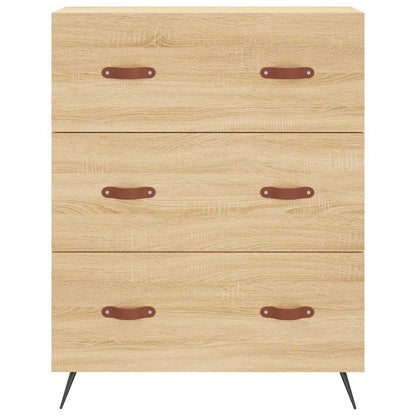 vidaXL Highboard Sonoma Oak 69,5x34x180 cm Engineered Wood