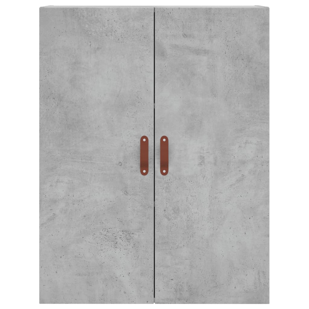 vidaXL Highboard Concrete Grey 69,5x34x180 cm Engineered Wood