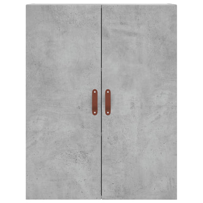 vidaXL Highboard Concrete Grey 69,5x34x180 cm Engineered Wood