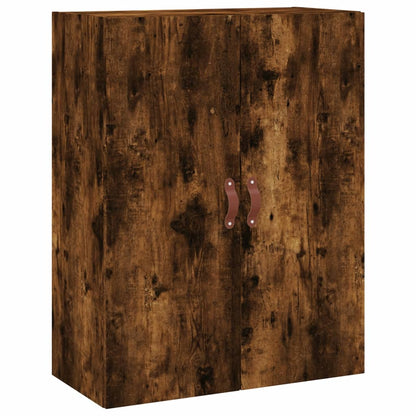 vidaXL Highboard Smoked Oak 69,5x34x180 cm Engineered Wood