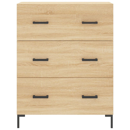 vidaXL Highboard Sonoma Oak 69.5x34x180 cm Engineered Wood