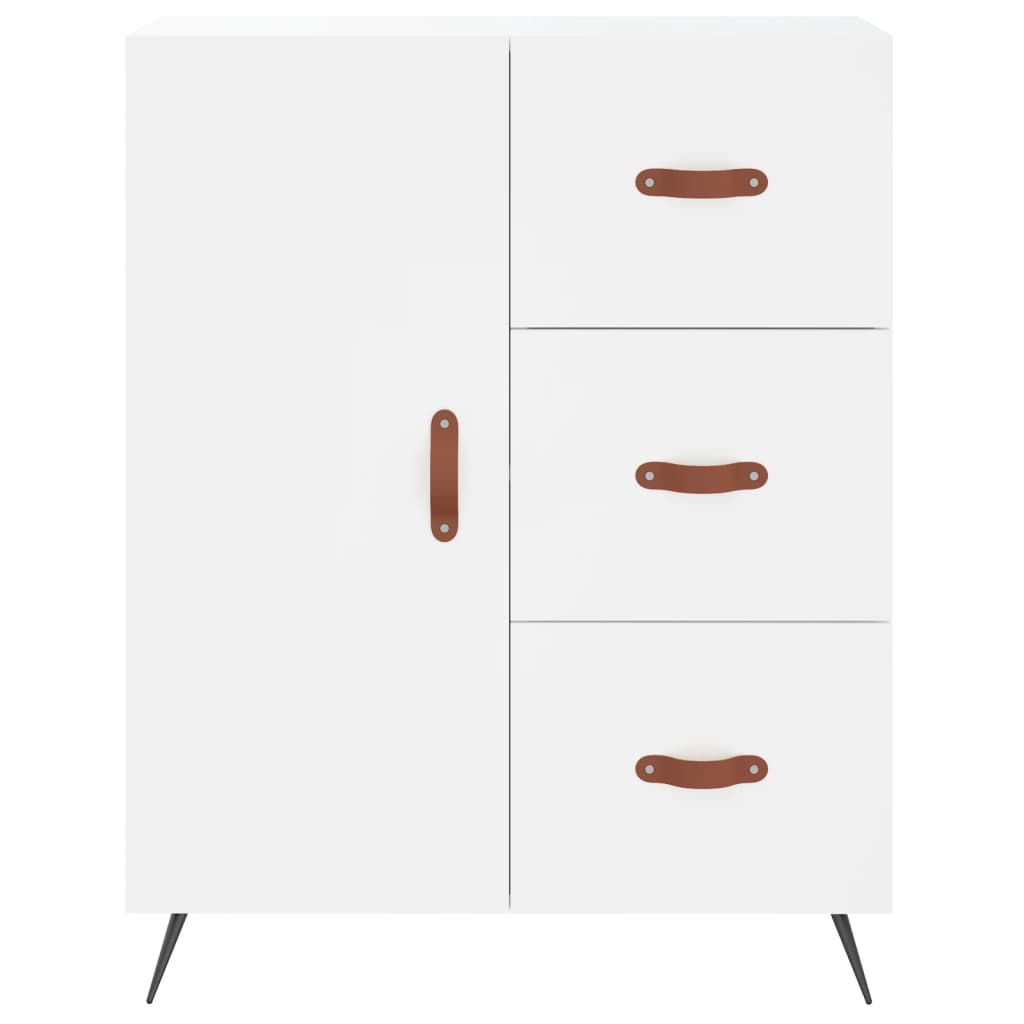 vidaXL Highboard White 69,5x34x180 cm Engineered Wood