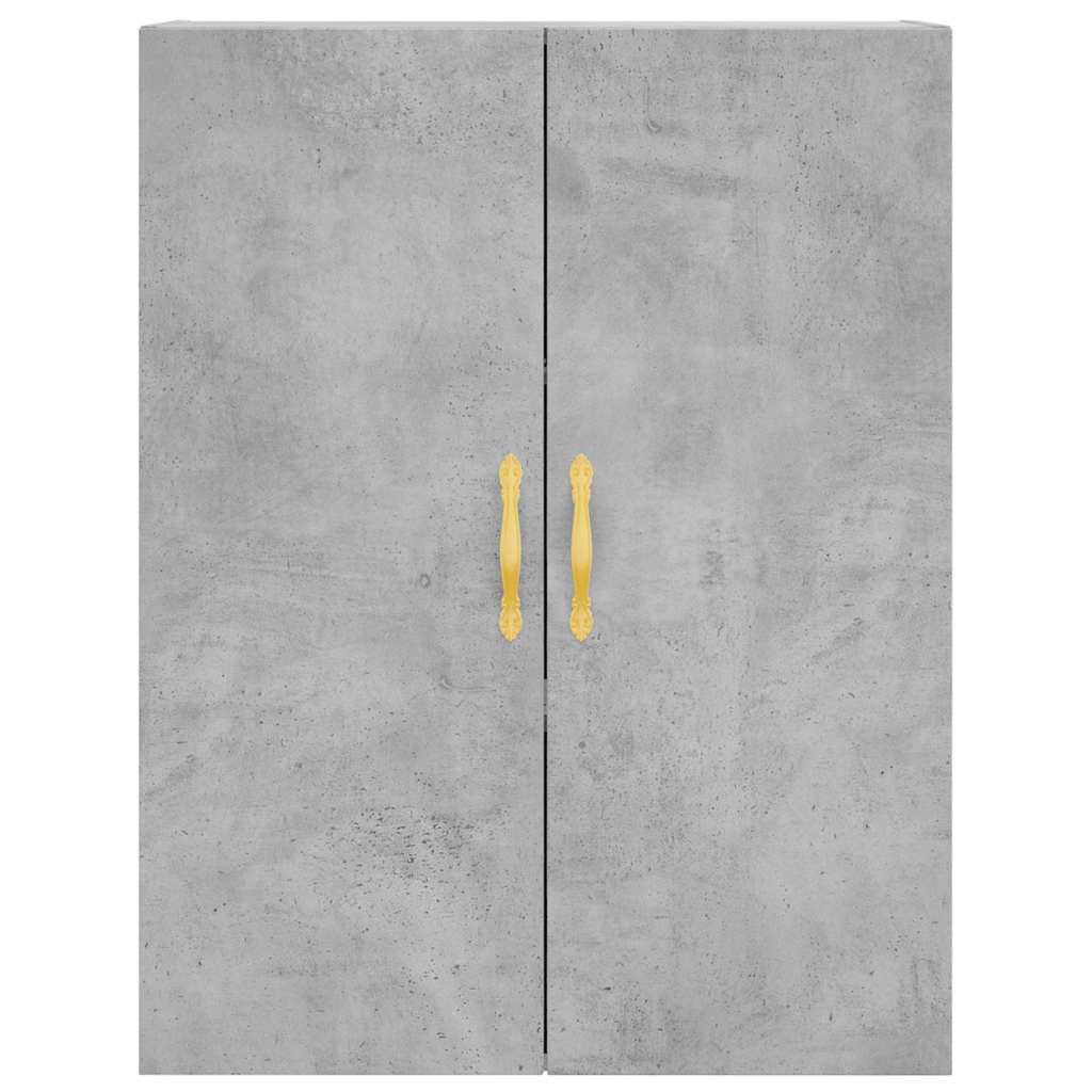 vidaXL Highboard Concrete Grey 69.5x34x180 cm Engineered Wood