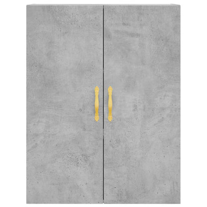 vidaXL Highboard Concrete Grey 69.5x34x180 cm Engineered Wood
