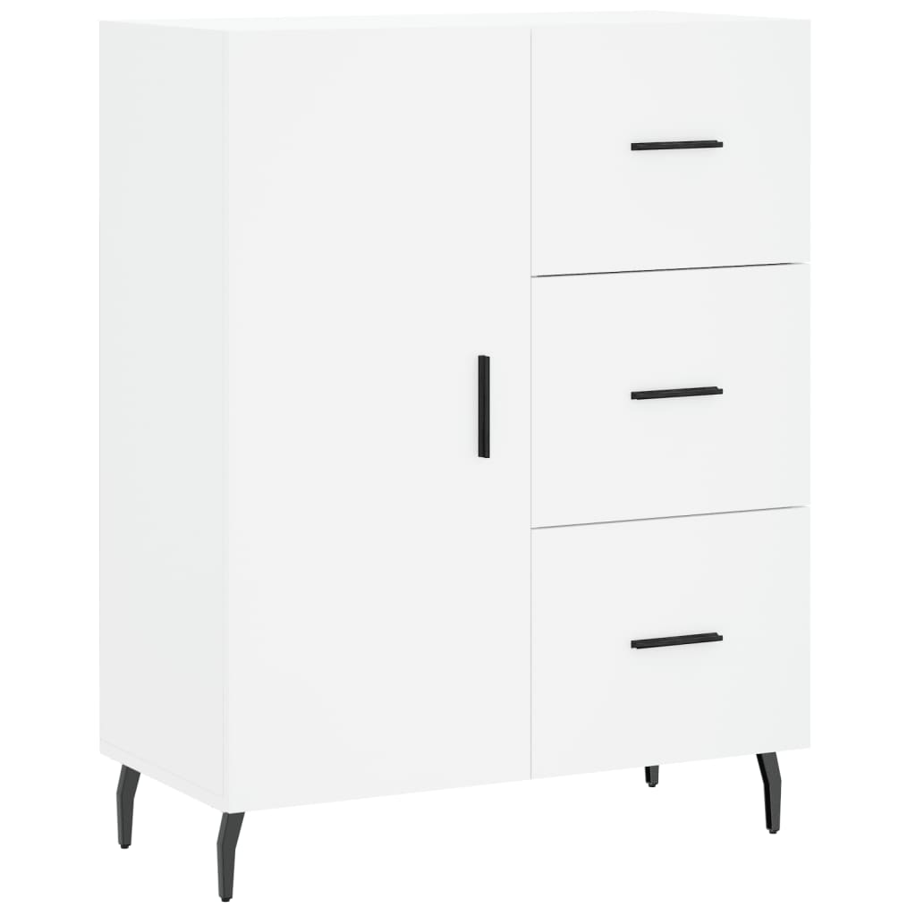 vidaXL Highboard White 69,5x34x180 cm Engineered Wood