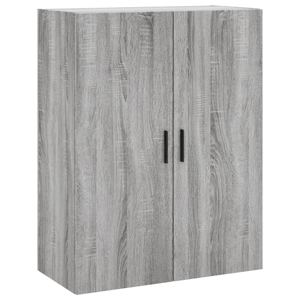 vidaXL Highboard Grey Sonoma 69,5x34x180 cm Engineered Wood