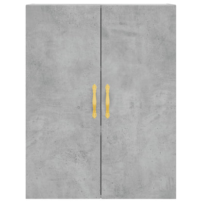 vidaXL Highboard Concrete Grey 69.5x34x180 cm Engineered Wood