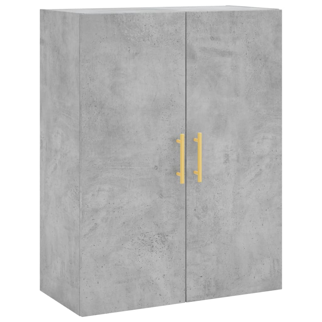 vidaXL Highboard Concrete Grey 69,5x34x180 cm Engineered Wood