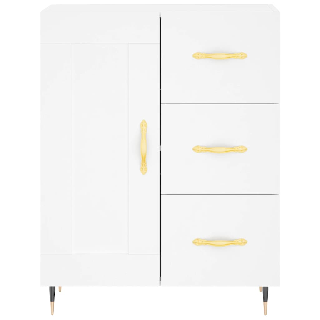 vidaXL Highboard White 69.5x34x180 cm Engineered Wood