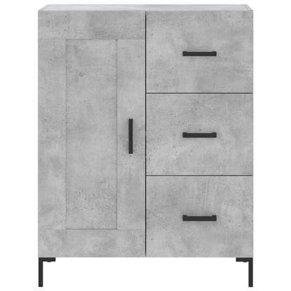 vidaXL Highboard Concrete Grey 69.5x34x180 cm Engineered Wood