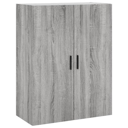vidaXL Highboard Grey Sonoma 69,5x34x180 cm Engineered Wood