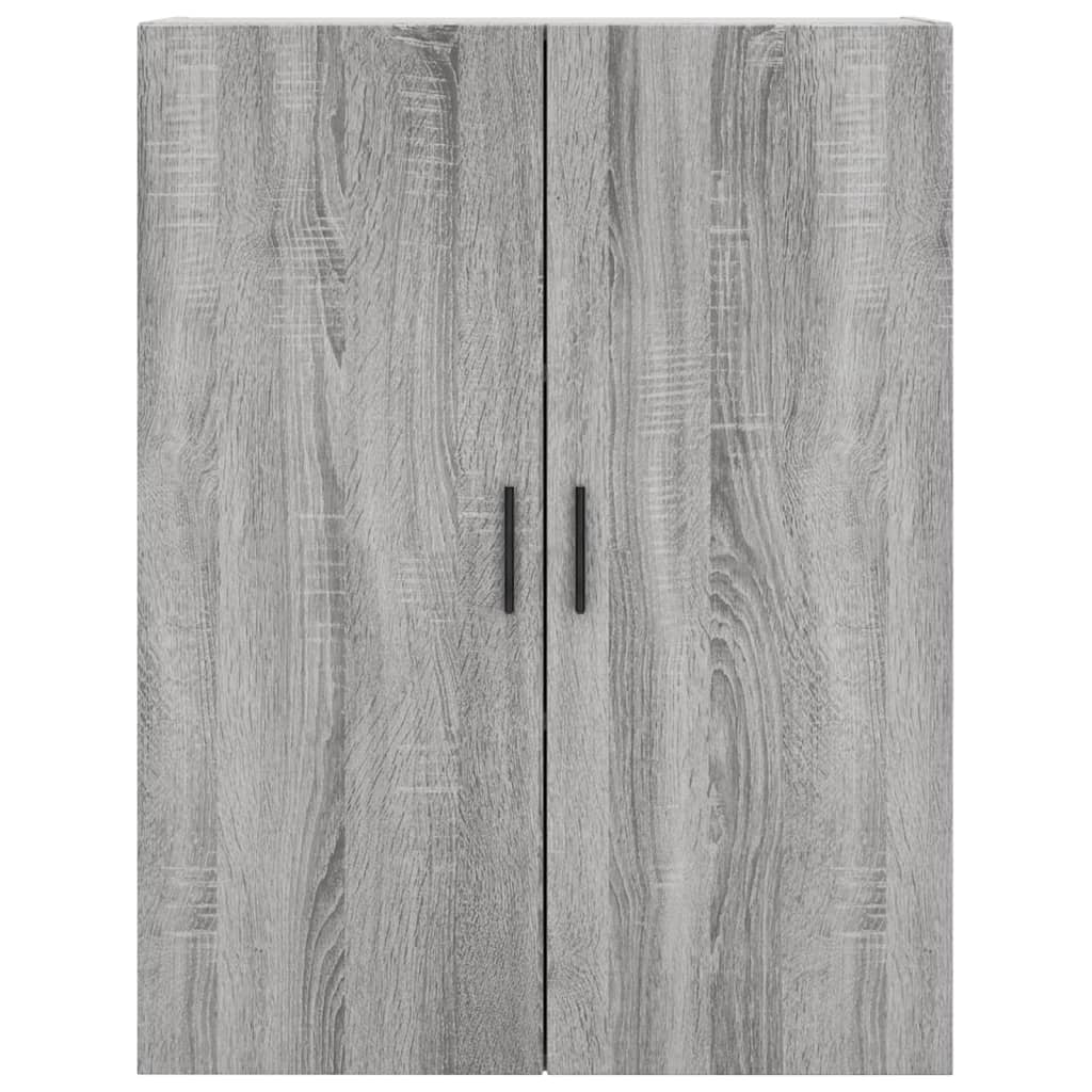 vidaXL Highboard Grey Sonoma 69,5x34x180 cm Engineered Wood
