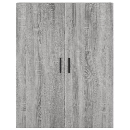 vidaXL Highboard Grey Sonoma 69,5x34x180 cm Engineered Wood
