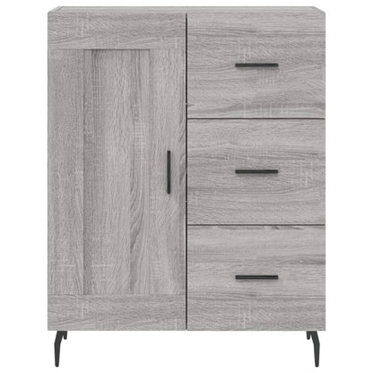vidaXL Highboard Grey Sonoma 69,5x34x180 cm Engineered Wood