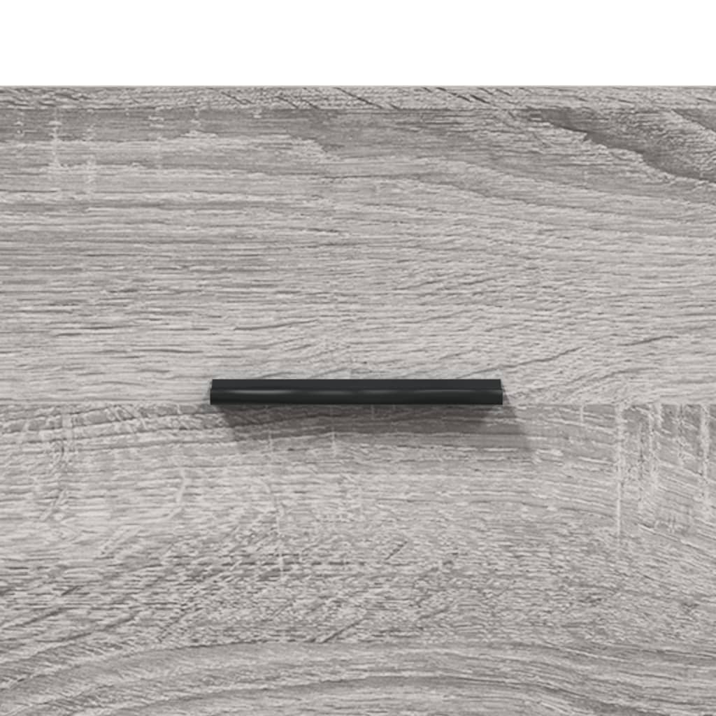 vidaXL Highboard Grey Sonoma 69,5x34x180 cm Engineered Wood