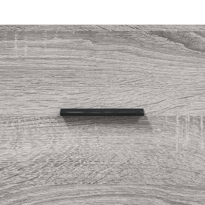 vidaXL Highboard Grey Sonoma 69,5x34x180 cm Engineered Wood