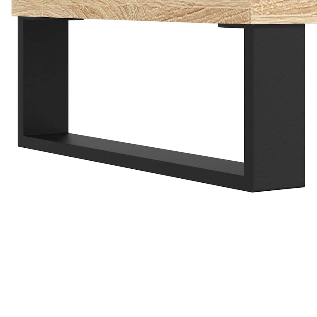 vidaXL Highboard Sonoma Oak 69,5x34x180 cm Engineered Wood