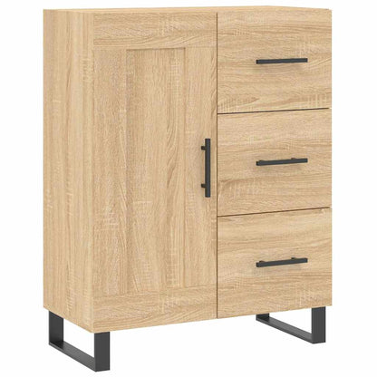 vidaXL Highboard Sonoma Oak 69,5x34x180 cm Engineered Wood