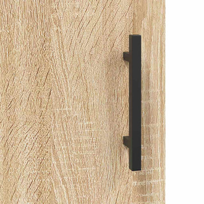 vidaXL Highboard Sonoma Oak 69,5x34x180 cm Engineered Wood