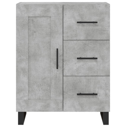 vidaXL Highboard Concrete Grey 69,5x34x180 cm Engineered Wood