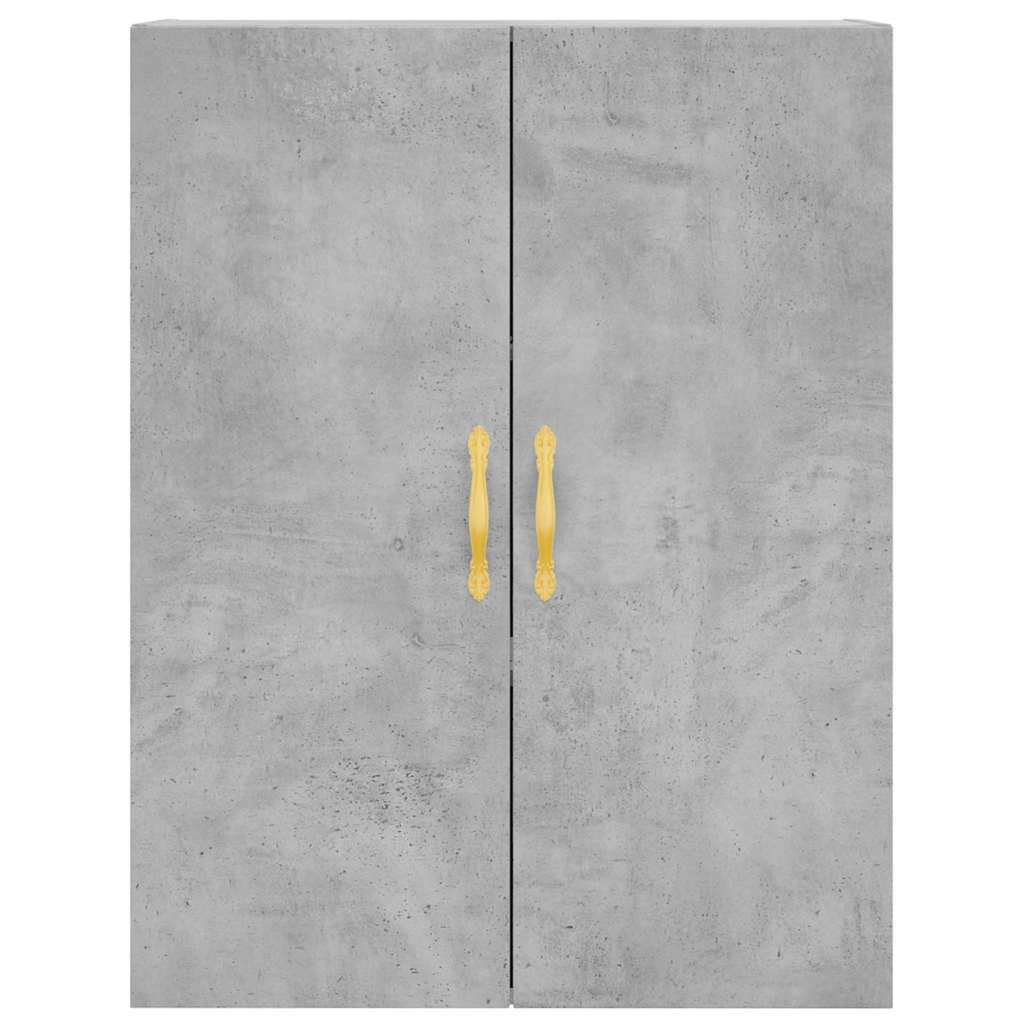 vidaXL Highboard Concrete Grey 69.5x34x180 cm Engineered Wood