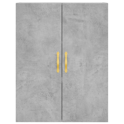 vidaXL Highboard Concrete Grey 69.5x34x180 cm Engineered Wood