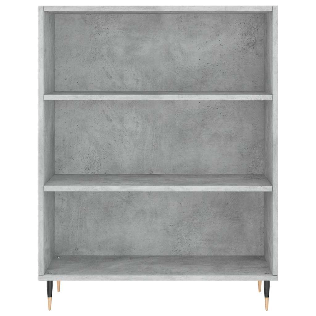 vidaXL Highboard Concrete Grey 69.5x34x180 cm Engineered Wood