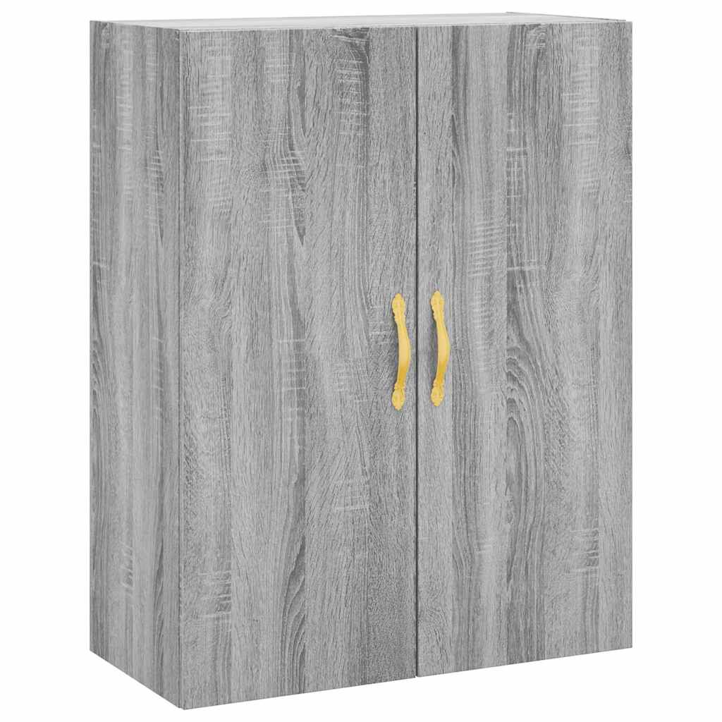 vidaXL Highboard Grey Sonoma 69.5x34x180 cm Engineered Wood
