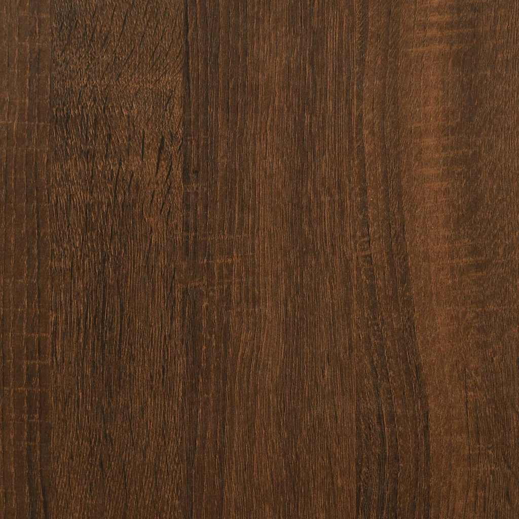 vidaXL Bookcase 4-Tier Brown Oak 76x32x123 cm Engineered Wood