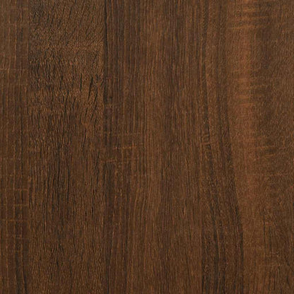 vidaXL Bookcase 4-Tier Brown Oak 76x32x123 cm Engineered Wood