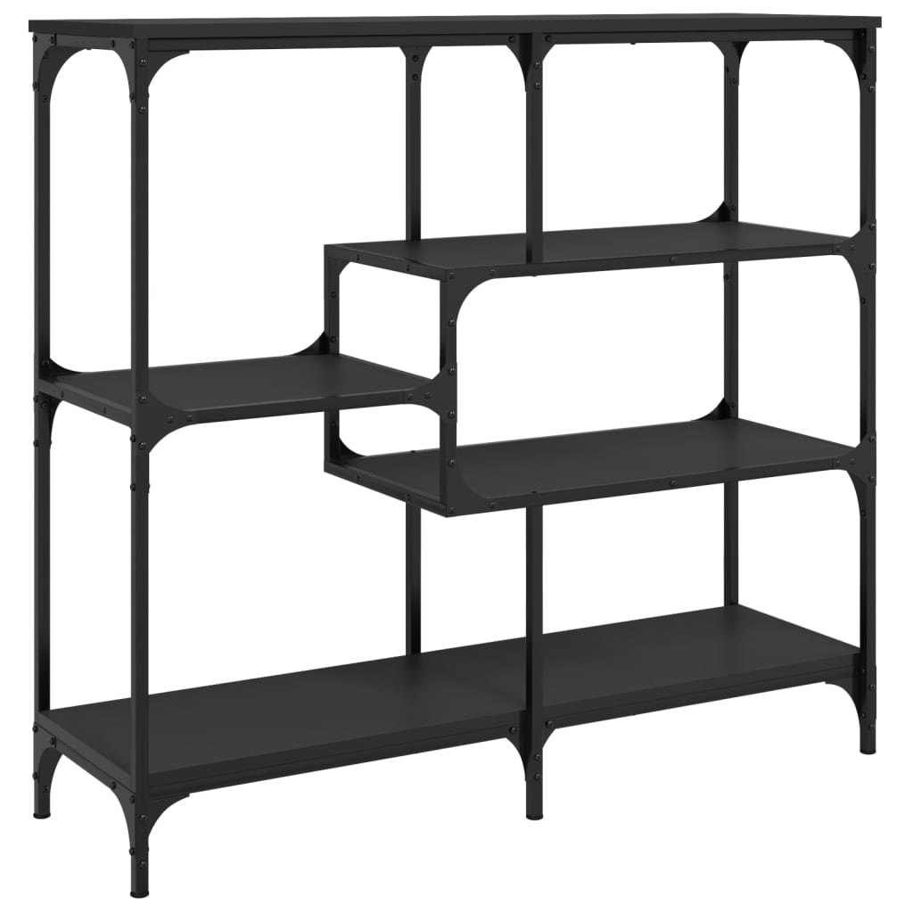 vidaXL Console Table Black 103x32x95 cm Engineered Wood