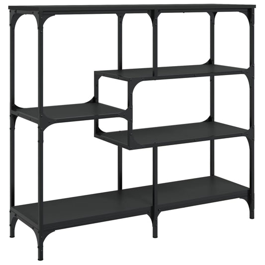 vidaXL Console Table Black 103x32x95 cm Engineered Wood